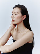 Pt900post ドロップフープピアス スモール