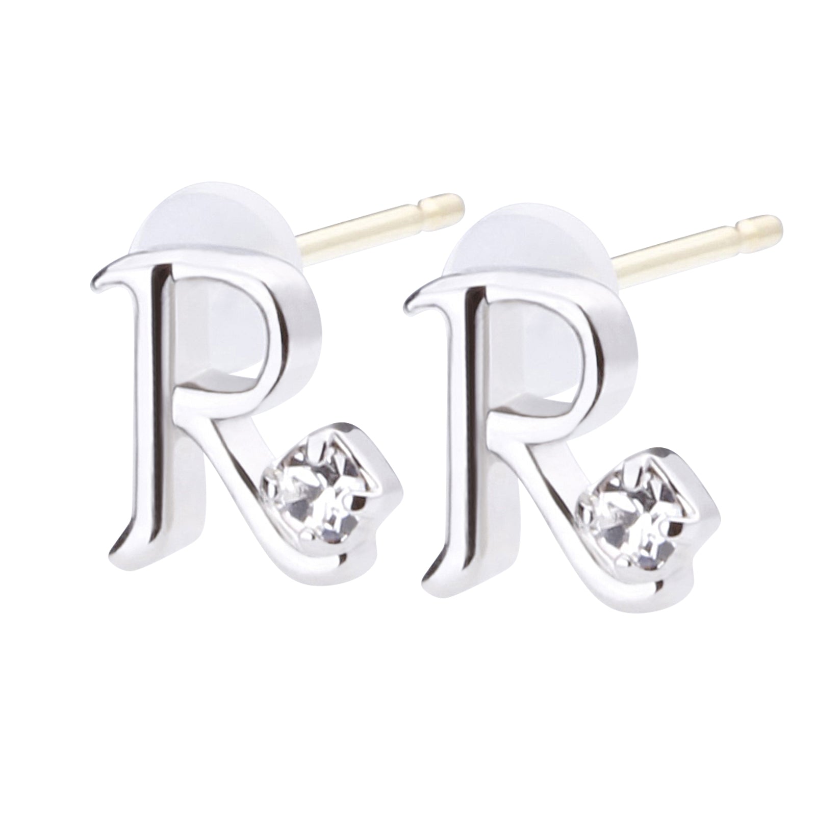 K18post イニシャルピアス