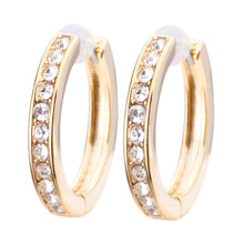 Pt900post ビジューフープピアス ラウンド/ヘキサゴン