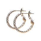 3サイズ×3コーティング テクスチャーフープピアス