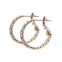 3サイズ×3コーティング テクスチャーフープピアス