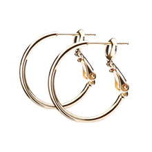 3サイズ×3コーティング プレーンフープピアス