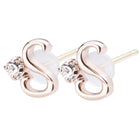 K18post イニシャルピアス