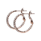 3サイズ×3コーティング テクスチャーフープピアス