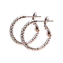 3サイズ×3コーティング テクスチャーフープピアス