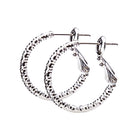 3サイズ×3コーティング テクスチャーフープピアス