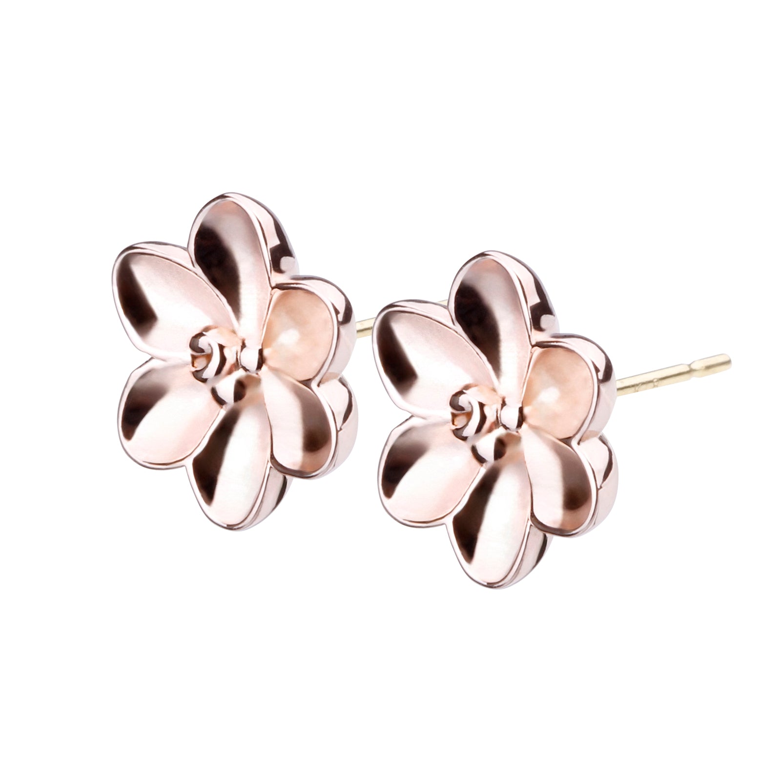 K18post クラフトフラワーピアス