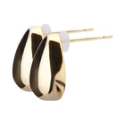 K18post クラフトドロップピアス