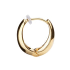 K18post ドロップフープピアス ミディアム