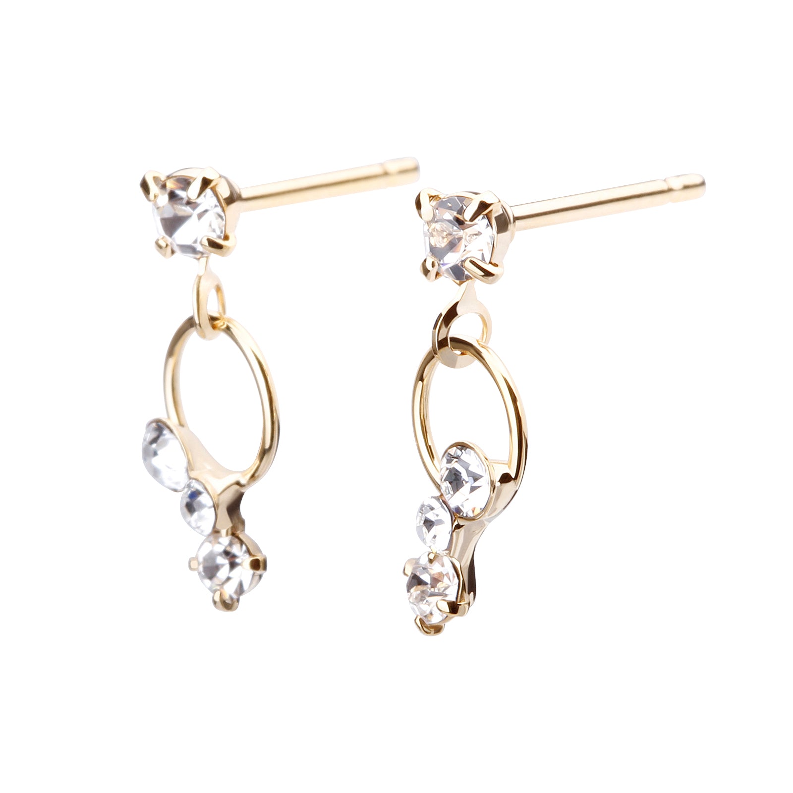 サークル＆ビジューピアス