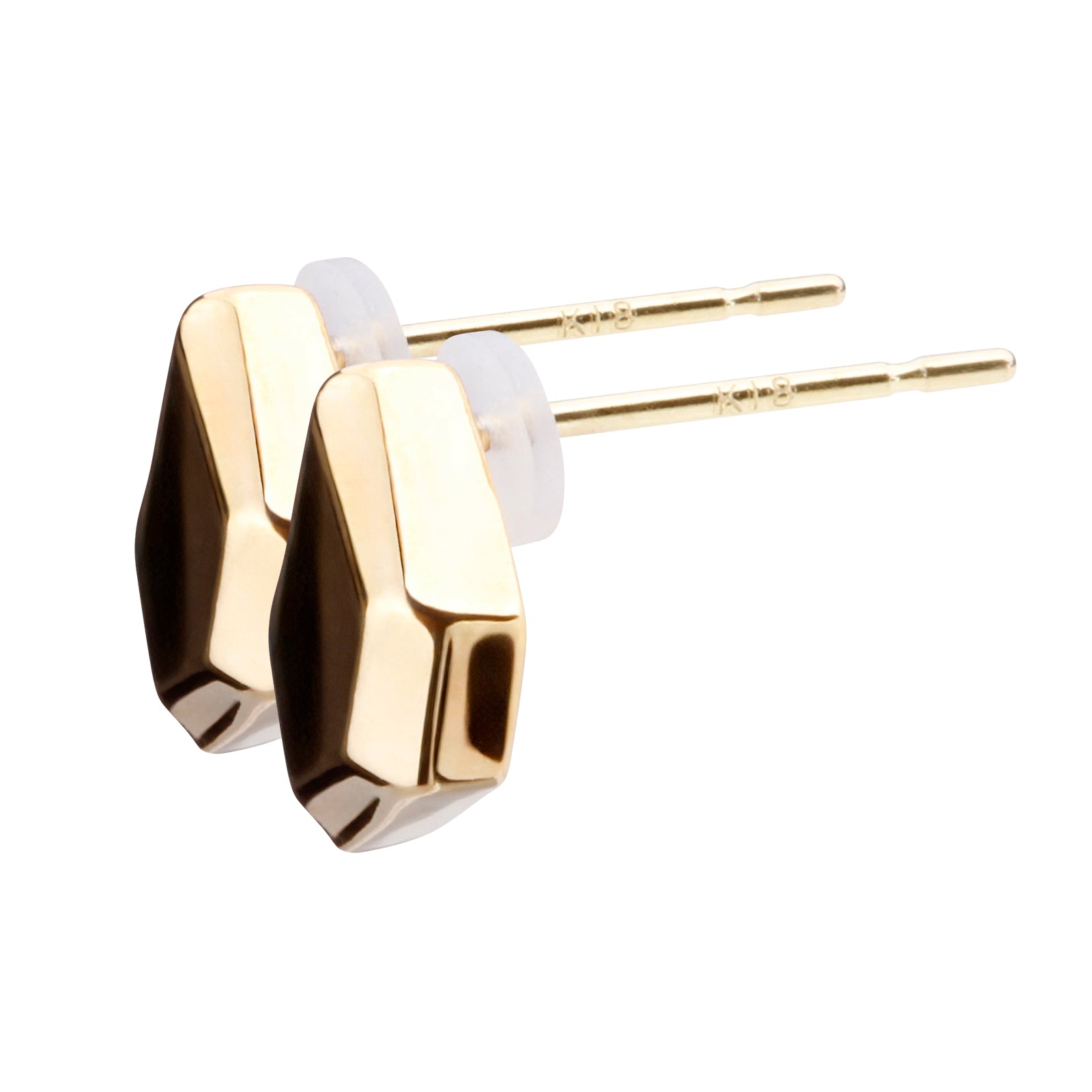 K18post クラフトペンタゴンピアス