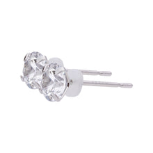 Pt900post キュービックピアス 4サイズ