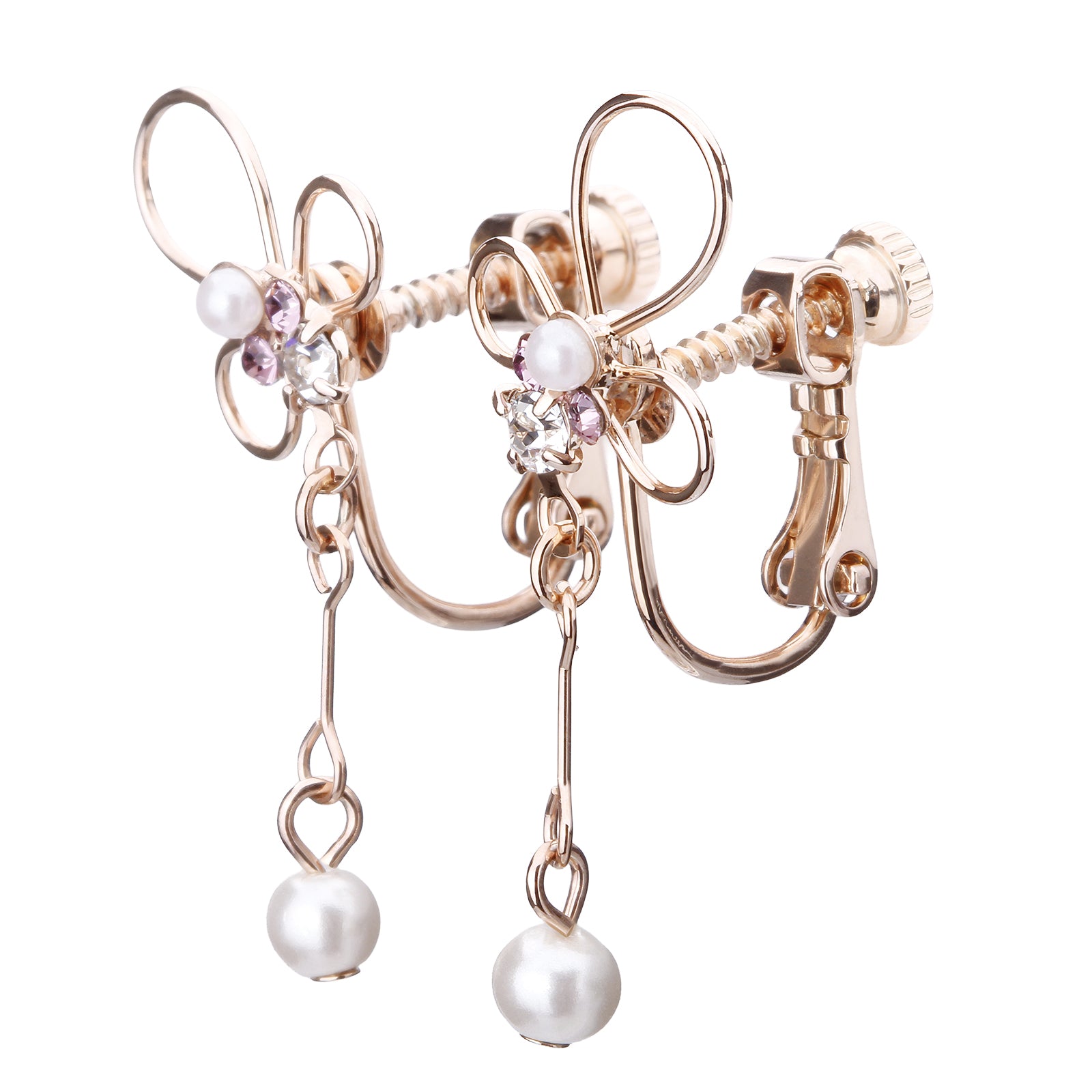 フラワーライクイヤリング