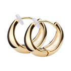 K18post ドロップフープピアス スモール