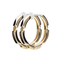 Pt900post カーブドフープピアス