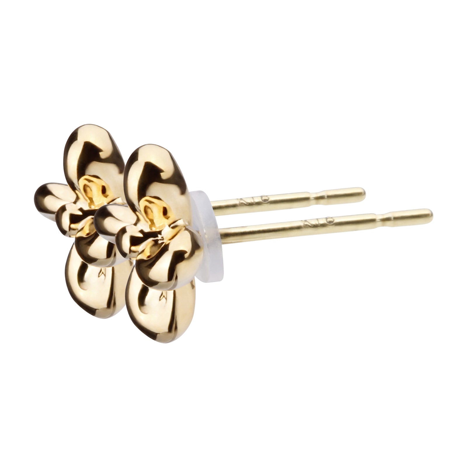 K18post クラフトフラワーピアス