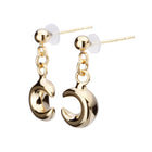 K18post クレセントピアス