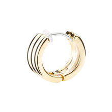 Pt900post テクスチャーフープピアス