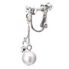 セミサークルパールイヤリング