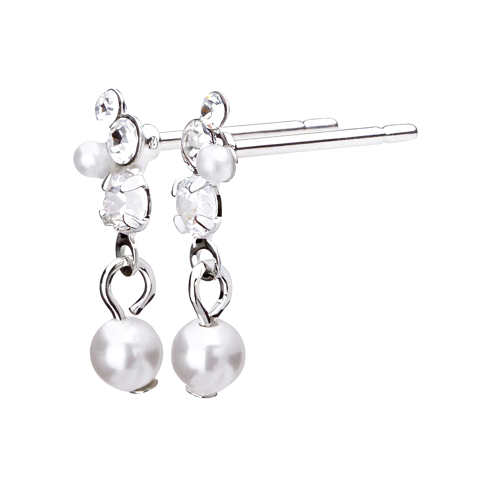 パール＆ビジューピアス