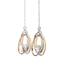 Preciosa Crystals トリニティサークルピアス