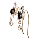 Preciosa Crystals ロングフックピアス