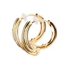 K18post トリニティフープピアス