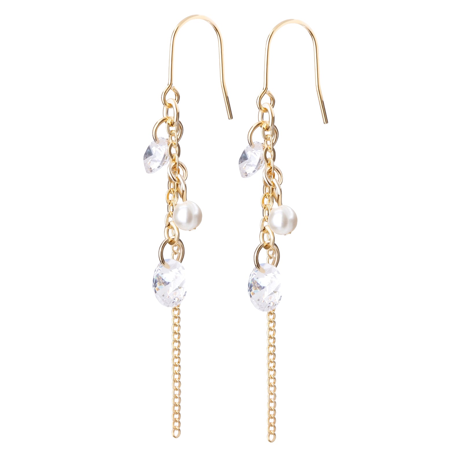 キュービックチェーンピアス