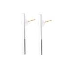 K18post スティックピアス 4デザイン×3カラー