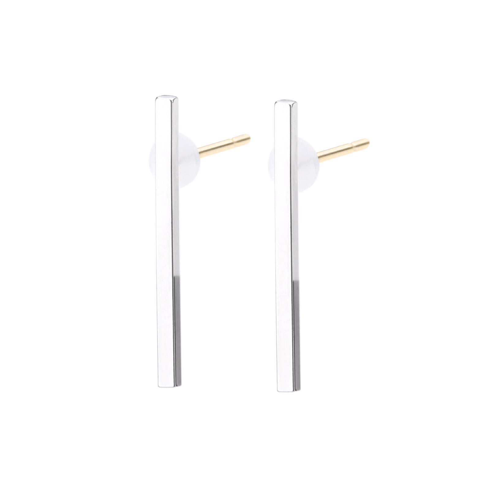 K18post スティックピアス 4デザイン×3カラー