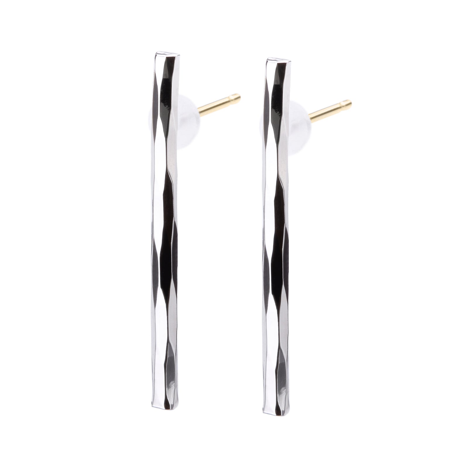 K18post スティックピアス 4デザイン×3カラー