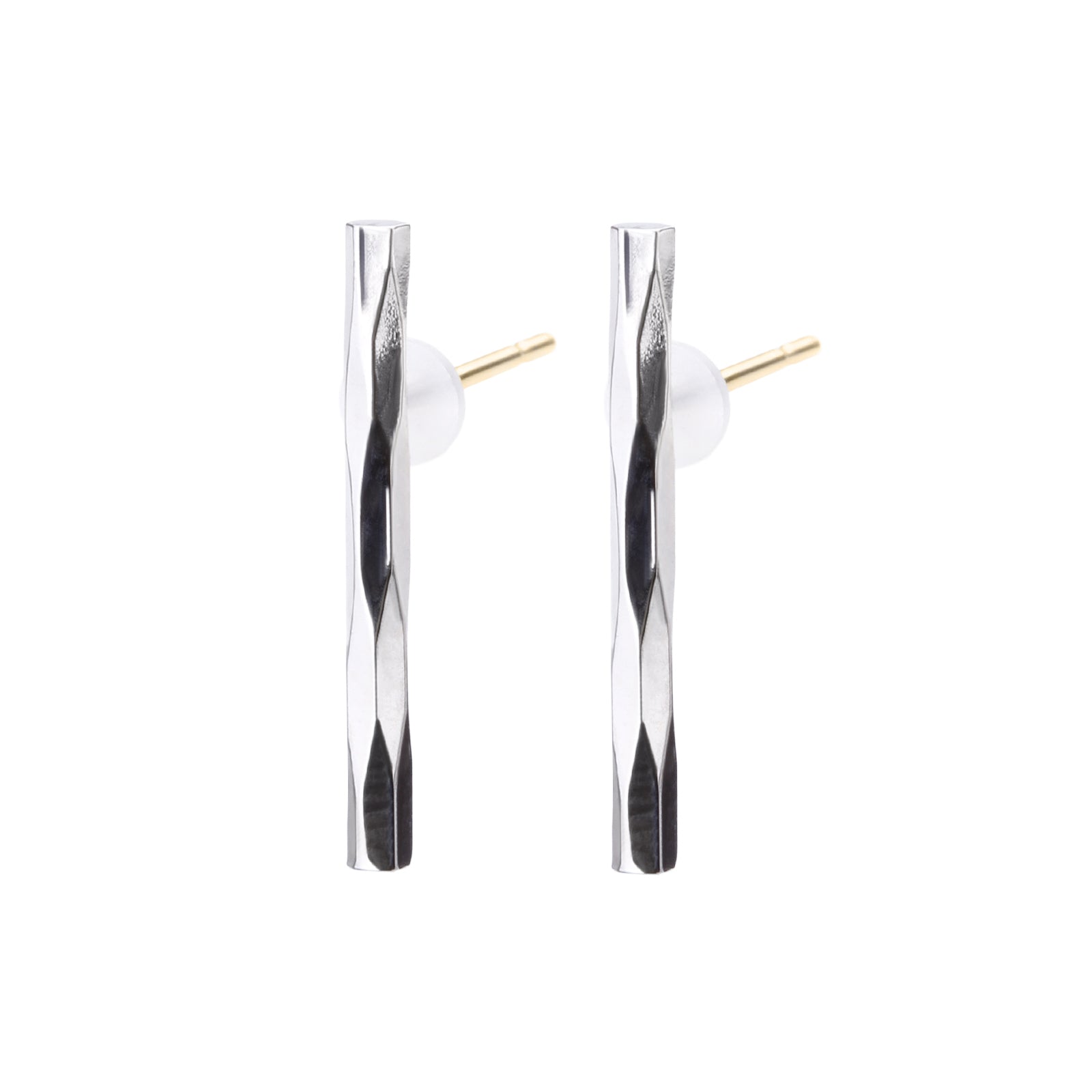 K18post スティックピアス 4デザイン×3カラー