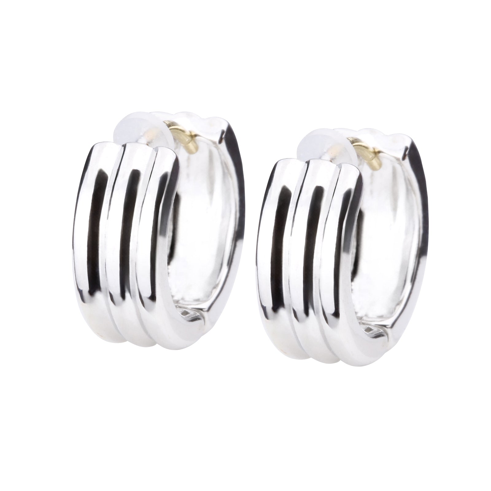 K18post テクスチャーフープピアス