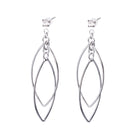 Pt900post マーキスフレームピアス