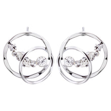 Preciosa Crystal デュオエクラサークルピアス
