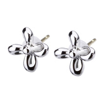 K18post クラフトフラワーピアス