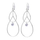 ドロップ＆キュービックピアス