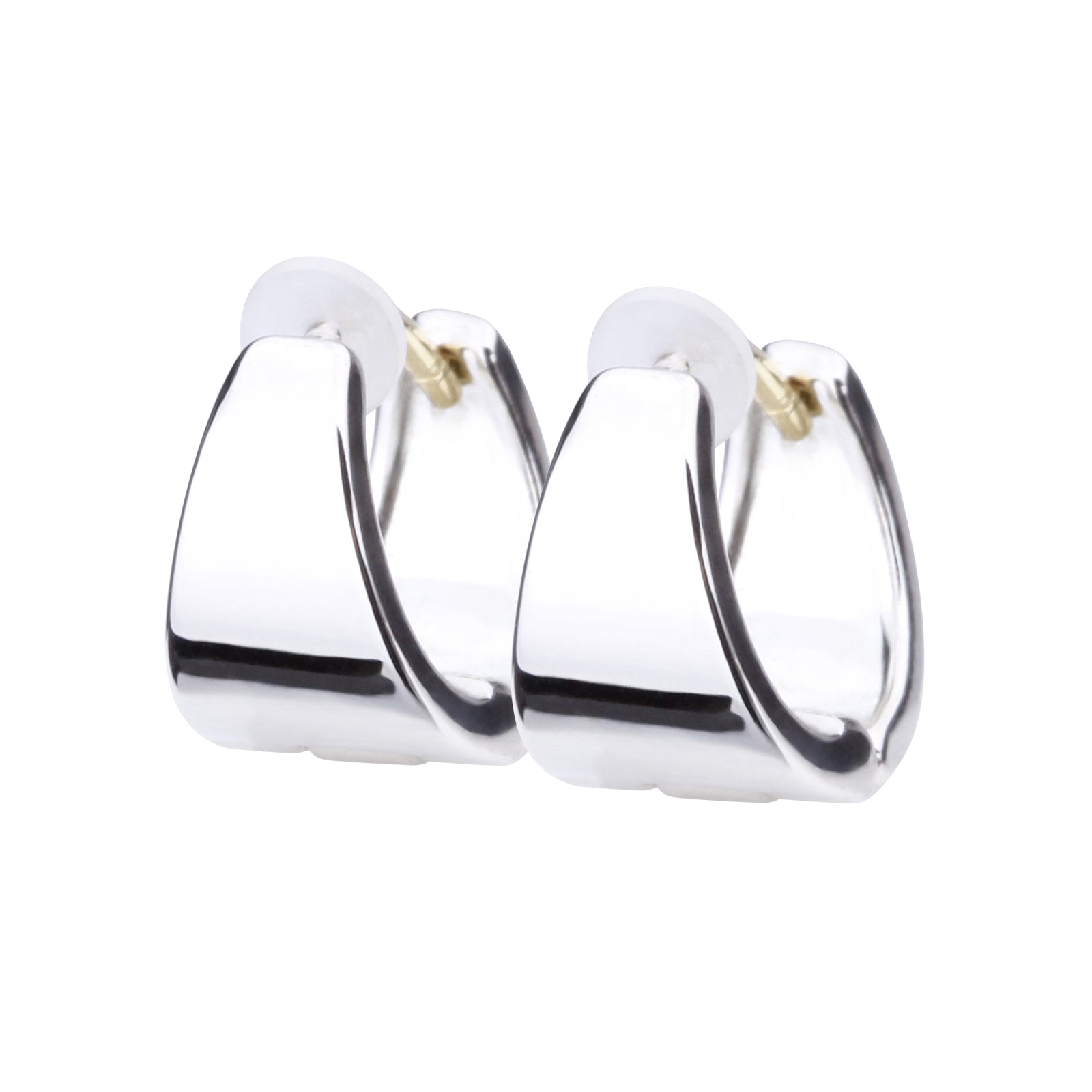 K18post ドロップラウンドフープピアス