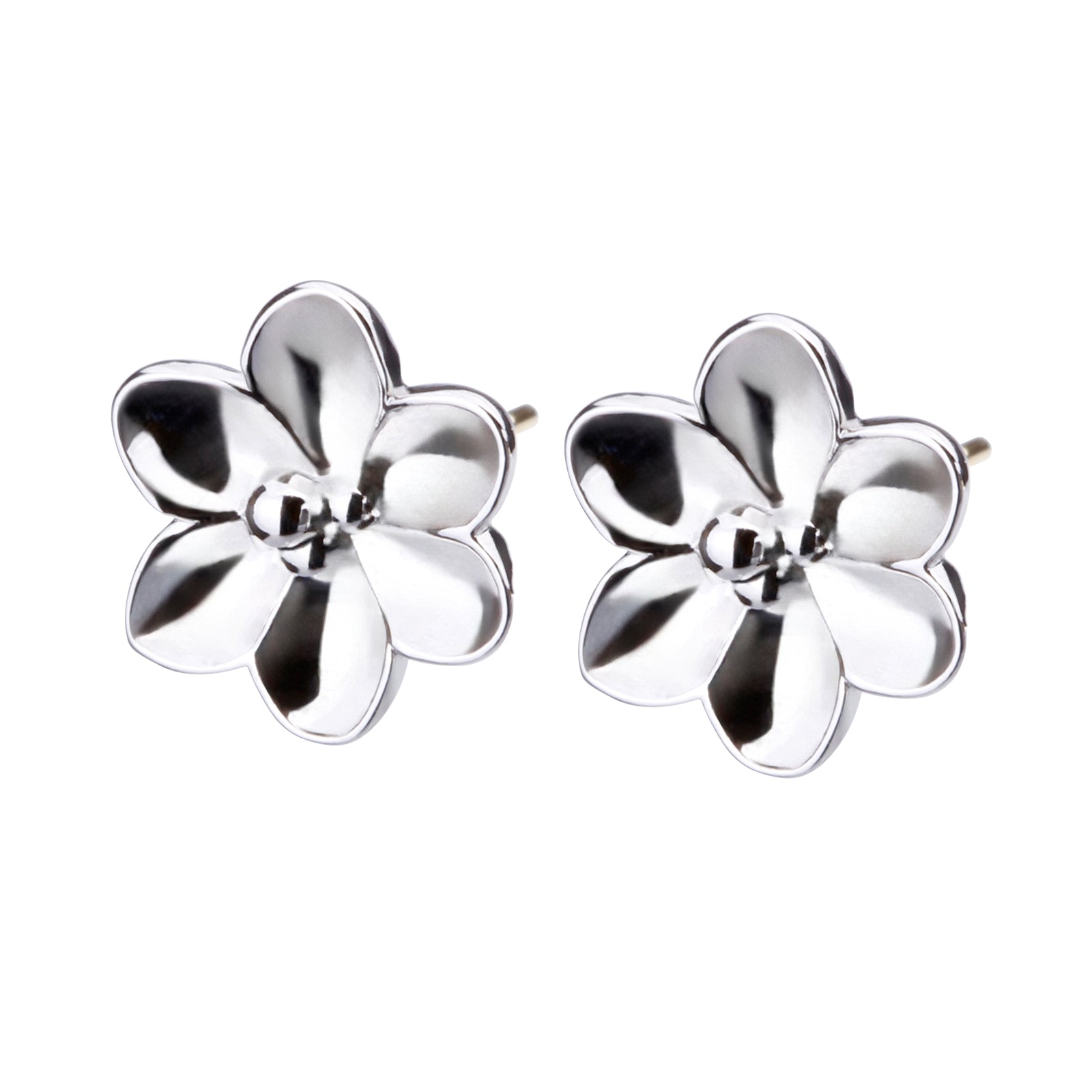 K18post クラフトフラワーピアス