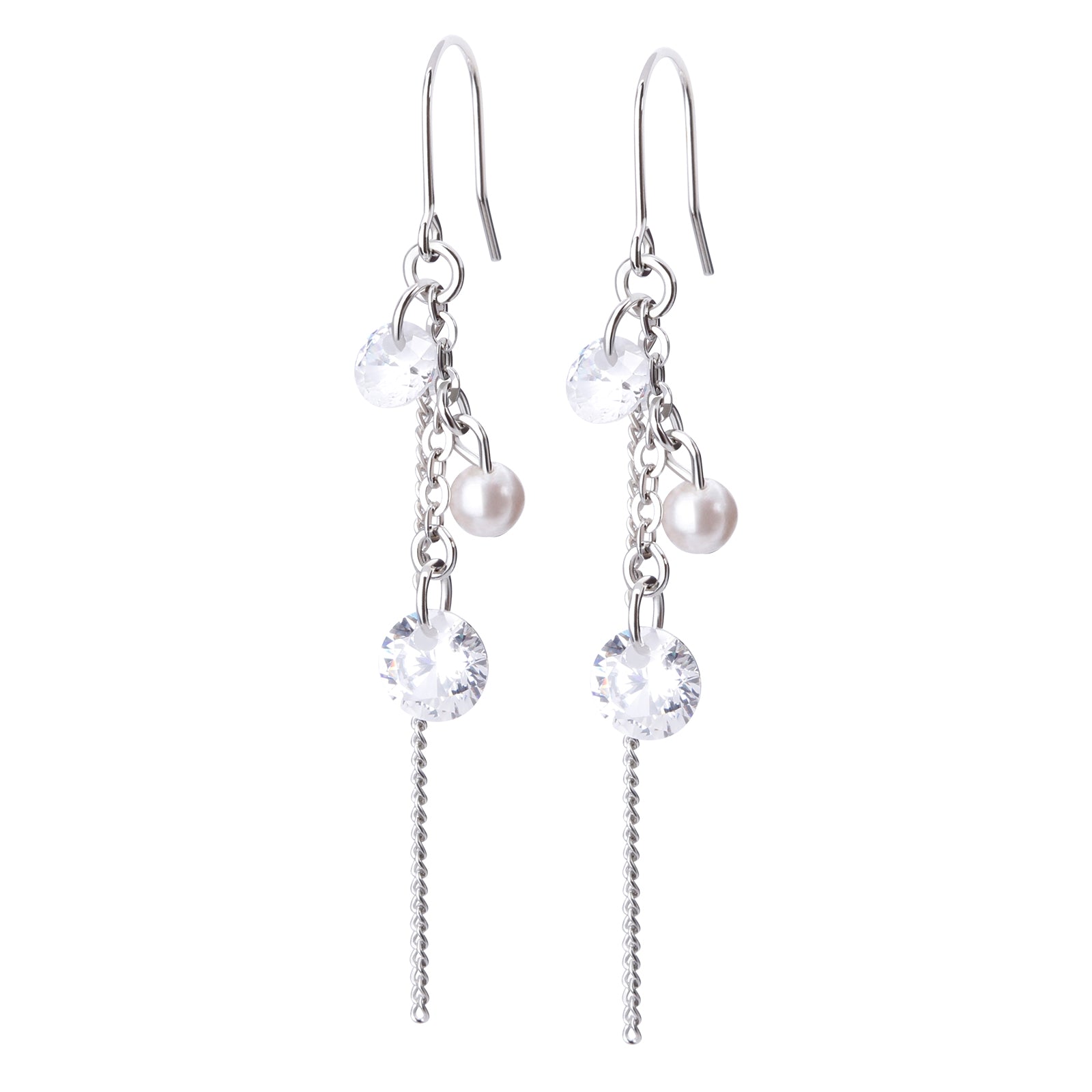 キュービックチェーンピアス