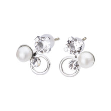 K18post パール＆ビジューピアス