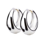 K18post ドロップフープピアス ラージ