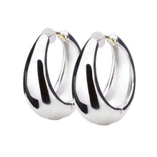 K18post ドロップフープピアス ラージ