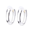 K18post プレーンフープピアス スモール