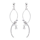 テクスチャーアシンメトリーピアス