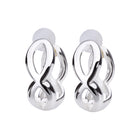 K18post インフィニティフープピアス