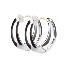 K18post ドロップフープピアス ミディアム