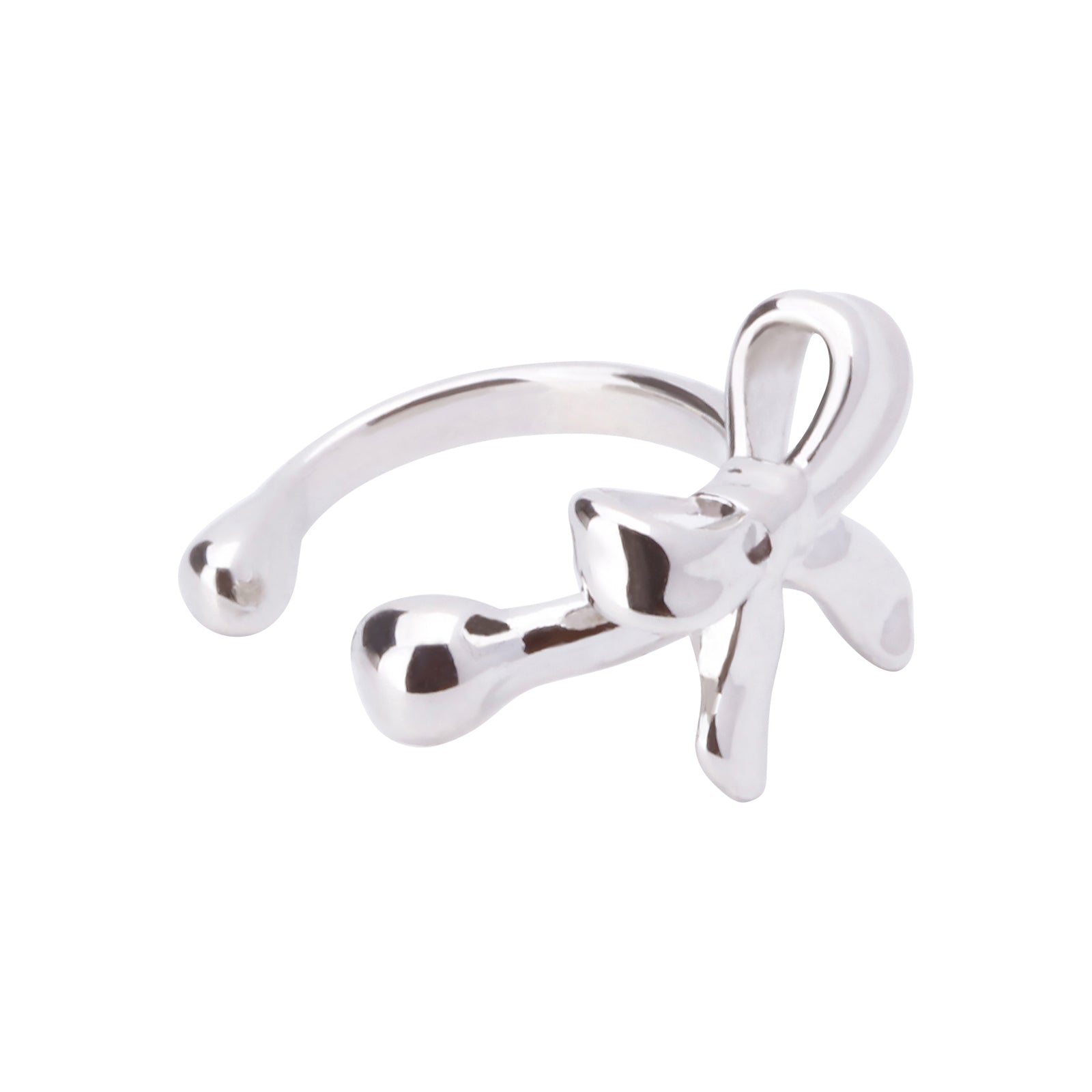 メタルリボン イヤーカフ