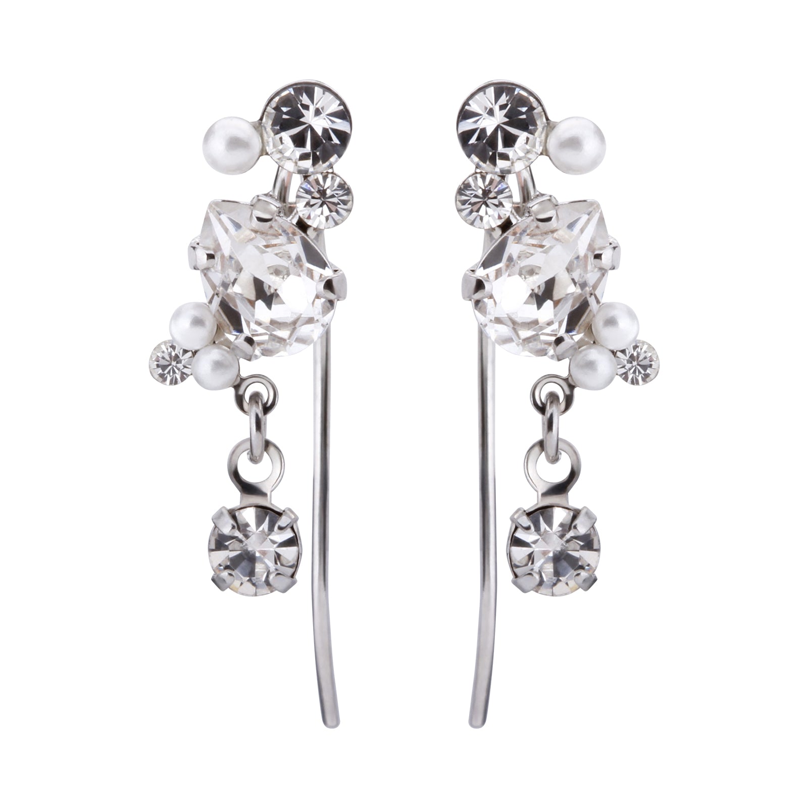 Preciosa Crystals ビジューフックピアス