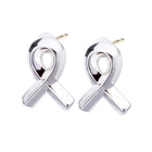 K18post クラフトリボンピアス